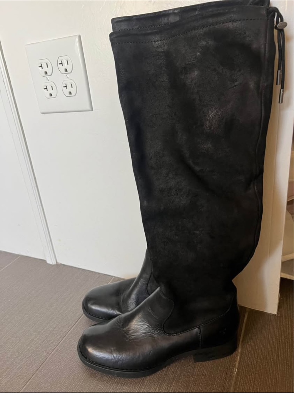 Born Black Over-the-Knee Boots